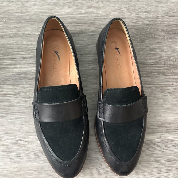 Madewell "The Alex Loafer in Leather" and Suede - Women's 6 - Picture 3 of 8